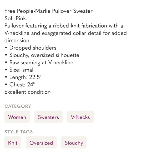 Free people Marley sweater - Picture 3 of 3